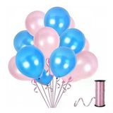 Benim Marifetlerim Metalik Pembe Mavi Cinsiyet Belirleme Balonu 12 İnch 20 Adet