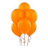 Benim Marifetlerim Metalik Turuncu Balon 12 Inch 25 Adet