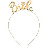 Benim Marifetlerim Pırlantalı Bride Altın Metal Taç