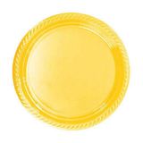 Benim Marifetlerim - Sarı Plastik Tabak 25 Adet 22 cm