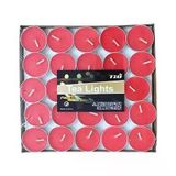 Benim Marifetlerim - Tealight Kırmızı Yuvarlak Mum 50 Adet