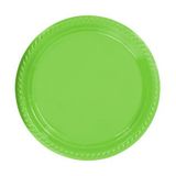 Benim Marifetlerim - Yeşil Plastik Tabak 25 Adet 22 cm