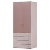 benim odam Rose 2 Kapılı Geniş Çekmeceli Dolap Genç / Çocuk Odası 207