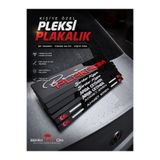BENİM PLEKSİCİM Kişiye Özel Otomobil Parlak Pleksi Plakalık Takımı - İsim Yazılı Dekoratif Plakalık