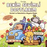 Benim Sevimli Dostlarım: Sevimli ve Rahatlatıcı Boyama Kitabı