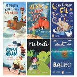 Benim Zürafam Uçabilir + Uzaya Giden Tren + Çantamdan Fil Çıktı + Nohut Adam + Melodi + Balino - 6 Kitap Set - Mert Arık - Anıl Basılı