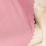 BenimOl Pembe Dokuma Kadife Şönil Düz Kumaş Çift Taraflı Koltuk Şalı Örtüsü Maxi Set (3+3+1+1) - 175 x 215 cm