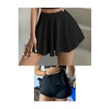 BENİMOLMALI Şort Etek Şortlu Çan Etek Beli Lastikli Eteği Uçuş Etek Spor Etek Full Likra Etek