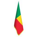 Benin Bayrağı -Ofis-Makam-Toplantı Odaları - Saçaklı Makam Bayrağı
