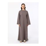 Benin Oversize Spor Tesettür Elbise- Vizon -