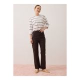 Benin Streç Kumaşlı Basic Denim Pantolon - Kahverengi -