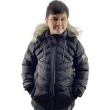 Benitto Kids 51237K Kahve Kürklü Erkek Çocuk Kaban