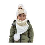 Benitto Kids Çocuk Ayıcıklı Atkı Bere Takımı 7019