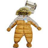 Benitto Kids Erkek Bebek Astronot Tulum Polar Astar Uzun Kol Su Geçirmez - Camel - 3 - 6 Ay