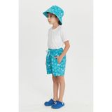 Benitto Kids Erkek Çocuk Desenli Deniz Şortu 7008 - 4 Yaş - Yeşil