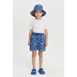 Benitto Kids Erkek Çocuk Desenli Deniz Şortu 7008 - 6 Yaş - Lacivert