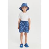 Benitto Kids Erkek Çocuk Desenli Deniz Şortu 7008 - 8 Yaş - Lacivert