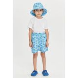 Benitto Kids Erkek Çocuk Desenli Deniz Şortu 7008 - 8 Yaş - Mavi