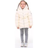 Benitto Kids Kız Bebek Çocuk Mont 51285 Bej Renk Uzun Kol Şişme Modeli Düz Desenli - 8 Yaş