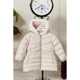 Benitto Kids Kız Bebek Kapüşonlu Kışlık Mont 51333 - 3 Yaş - Bej