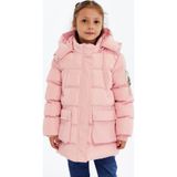 benitto kids Kız Çocuk Kalın Kışlık Kapüşonlu Kaban 51349