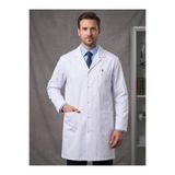 Benitto Men Erkek Gömlek Yaka Beyaz Önlük (85 cm) – Doktor, Öğretmen, Personel, Laboratuvar & Hastane Önlüğü | BNT8012