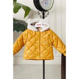 Benittokids Erkek Bebek Çocuk Kulaklı Kapüşonlu Mont 51323 - Sarı - 4 Yaş