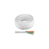 Benkel 100 Metre Dt 8 Cca Diyafon Kablosu 8 X0.22 Mikron - Beyaz