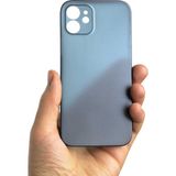 Benks Apple iPhone 12 Kılıf Slim Fit Mat Pp Benks Lollipop Protective Kapak - Saks Mavi