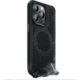 Benks Apple iPhone 14 Pro Karbon Magnetik Soğutucu Özellikli Telefon Kılıfı