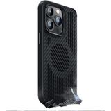 Benks Apple iPhone 14 Pro Max Karbon Magnetik Soğutucu Özellikli Telefon Kılıfı
