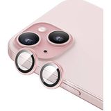 Benks iPhone 15 Plus ​uyumlu Benks King Kong Corning Kamera Lens Koruyucu Pembe