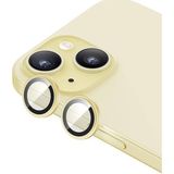 Benks iPhone 15 Plus ​uyumlu Benks King Kong Corning Kamera Lens Koruyucu Sarı
