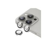 Benks iPhone 15 Pro max Uyumlu Benks King Kong Corning Kamera Lens Koruyucu Gümüş