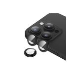 Benks iPhone 15 Pro max Uyumlu Benks King Kong Corning Kamera Lens Koruyucu Siyah