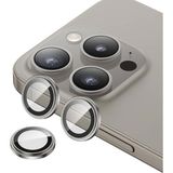 Benks iPhone 15 Pro uyumlu Benks King Kong Corning Kamera Lens Koruyucu Gri