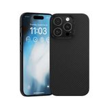 Benks İphone 16 Pro Max Kılıf M-Safeli Metal Kamera Çerçeveli Magnetik Armorair 600D Kevlar Siyah
