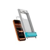 Benks Iphone 17 Pro Max Uyumlu Glass Warrior 2.0 Ezfita Safir Cam Kolay Uygulama Aparatlı Ekran Koruyucu - Şeffaf