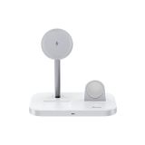 Benks Kablosuz Şarj Standı Max 23W Benks W16 3in1 Telefon&Akıllı Saat&Kulaklık Wireless Şarj Beyaz