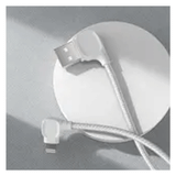 Benks M12 MFI Lightning USB Kablo L Tipi 2.4A 120 cm Hızlı Şarj Kablosu