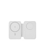 Benks W12-01 15w 3in1 Telefon Akıllı Saat Ve Kulaklık Katlanabilir Magnetik Kablosuz Şarj Standı - Beyaz