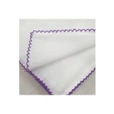 BENLİ %100 Pamuklu Tülbent Iç Örtüsü Kroşeta Oyalı 80x80 Cm