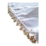 BENLİ Inci Boncuklu Gold El Oyalı Eşarp Yazma 100x100cm