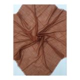 BENLİ Koton Pamuklu Flamlı Eşarp 100x100cm Düz Renk