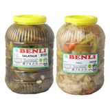 Benli Turşuculuk 10 kg Çubuk Süper 2li Çubuk Turşusu (Salatalık-Karışık)