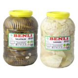 Benli Turşuculuk 10 kg Çubuk Süper 2li Çubuk Turşusu (Salatalık-Lahana)