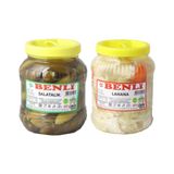 Benli Turşuculuk 4 kg Çubuk Süper 2li Çubuk Turşusu (Salatalık-Lahana)