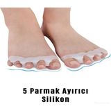 Benlife Ayak 5 Parmak Ayırıcı Makaralı Bunyon Silikon Geçmeli Gece Aparatı