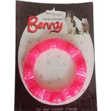 Benny Pembe 11.5 cm Yuvarlak Şekilli Köpek Oyuncağı