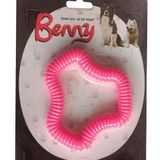 Benny Pembe 11x10 cm Sert Köpek Oyuncağı